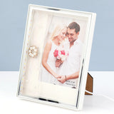 Pearl & Crystal Embellished LED Photo Frame