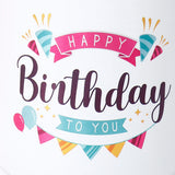 White Happy Birthday To You Ceramic Mug
