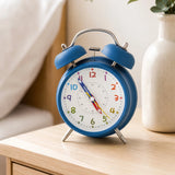 Twin Bell Alarm Clock - Blue