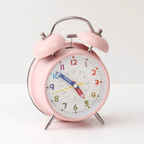 Pink Twin Bell Alarm Clock