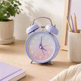 Purple Twin Bell Alarm Clock