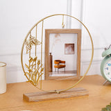 Golden Halo Butterfly Hanging Photo Frame