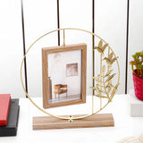 Golden Halo Bird Hanging Photo Frame
