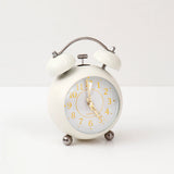 Beige Twin Bell Alarm Clock