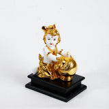 Bal Krishna with Decorative Pot Figurine Set