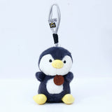 Dark Blue Plush Penguin Keychain