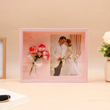 LED Photo Frame with Rose Bouquet