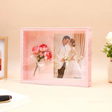 LED Photo Frame with Rose Bouquet