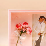 LED Photo Frame with Rose Bouquet