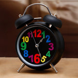 Black Analog Alarm Clock