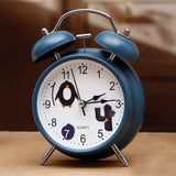 Navy Analog Alarm Clock