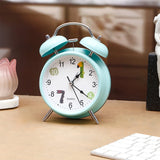 Teal Green Analog Alarm Clock