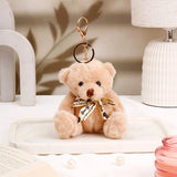 Light Brown Teddy Bear Keychain 