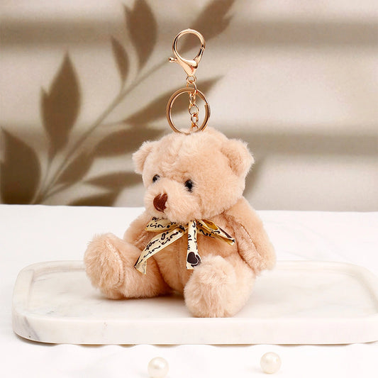 Light Brown Teddy Bear Keychain