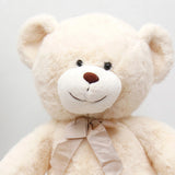Ivory Bow Teddy & Gals Perfume Rakhi Combo