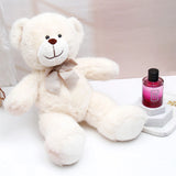 Ivory Bow Teddy & Gals Perfume Rakhi Combo