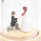 Archies Straw Hat Glass Dome Showpiece