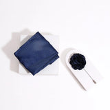 Navy-Blue-Micro-Pattern-Tie-Set
