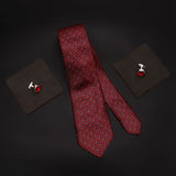Red-and-Black-Diamond-Pattern-Tie-Set