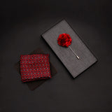Red-and-Black-Diamond-Pattern-Tie-Set
