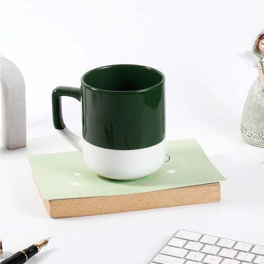 Quoted Ceramic Glossy Mug - Green