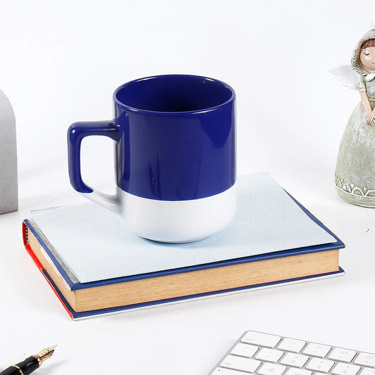 Quoted Ceramic Glossy Mug - Blue