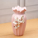 Rosewater Ruffle Vase