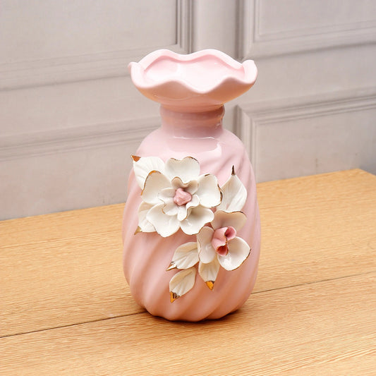 Magnolia Swirl Vase