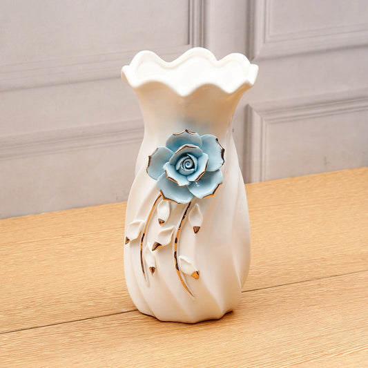 Snow Rose Vase