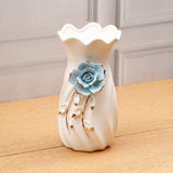 Snow Rose Vase
