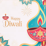 Pack of 50 Diwali Diya Greeting Card