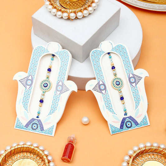 Pack Of 2 Evil Eye Mandala Rakhi