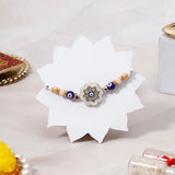 Designer Rakhi for Brother with Best Brother Ever Mug - Star Evil Eye Rakhi Gift