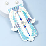 Set of 2 Clover Blossom Evil Eye Rakhi