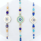 Set of 3 Evil Eye Trinity Rakhi