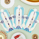 Pack Of 3 Evil Eye Floral Rakhi