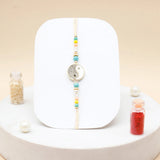 Yin Yang Charm Rakhi & Archies Ghost Perfume Mug Set