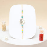 Rakhi Gift Set for Brother with Mug - Yin Yang Charm Rakhi, Raksha Bandhan Gift