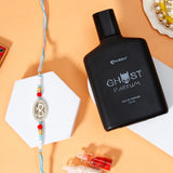 Brother Rakhi Gift Set with Perfume - Brother Charm Rakhi & Archies Ghost Perfume