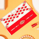 Brother's Pride Charm & Golden Tassel Rakhi Set