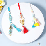 Pack of 3 Charm Tassel Lumba Rakhis