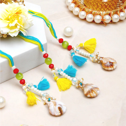 Pack Of 3 Sea Shells Lumba Rakhi