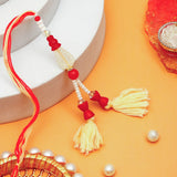Pack Of 5 Beads And Pearls Lumba Rakhi