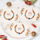 Pack Of 3 Evil Eye Adjustable Bracelet Rakhi