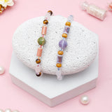  Set of 2 Earthy Gemstone Bead Rakhi