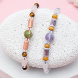 Set of 2 Earthy Gemstone Bead Rakhi