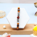 Archies 01 Zeroone Perfume & Wood Beaded Rakhi - Perfume Gift Combo for Brother