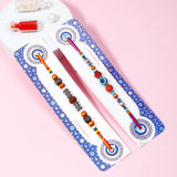 Rudraksha & Evil Eye Bead Rakhi Set