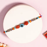 Pack Of 5 Evil Eye Rudraksh Rakhi