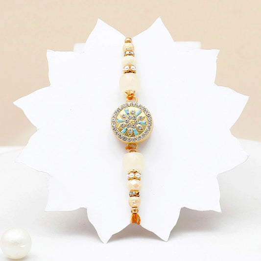 Raksha Bandhan Personalized Card with Rakhi and 2 Ferrero Rocher